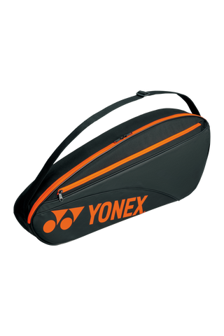Raquetero Yonex Team S Negro Naranja x3