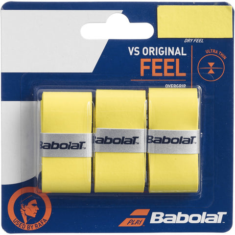 Overgrip Babolat Vs Original Feel Amarillo x3