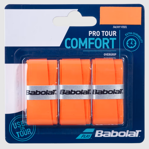 Overgrip Babolat Pro Tour Confort Naranja x3