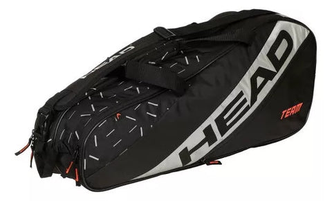 Raquetero Head Team Racquet Bag M Negro Gris