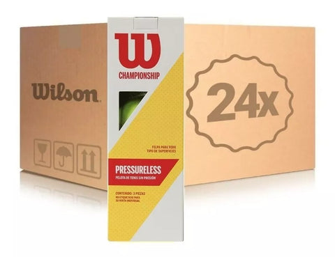 Caja de Pelotas de tenis Wilson Championship x24