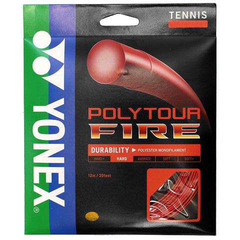 Set de cuerda Yonex Poly Tour Fire 16 de 12mts